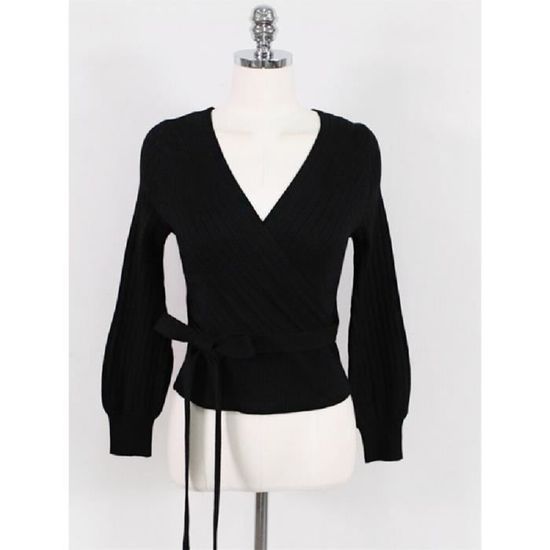 Pull Cardigan Femme En Laine Zip - Manches Longues, Col Roulé - Chaud Pour Automne/Hiver