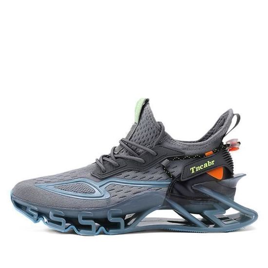 Chaussures De Sport Homme Tennis Respirant LéGèRes Et Confortables De La Mode De Marche Fitness Running Tennis Outdoor Gym Jogging Sneakers, De Couleur Solide, à Semelle Souple (a-Dark Gray, 43