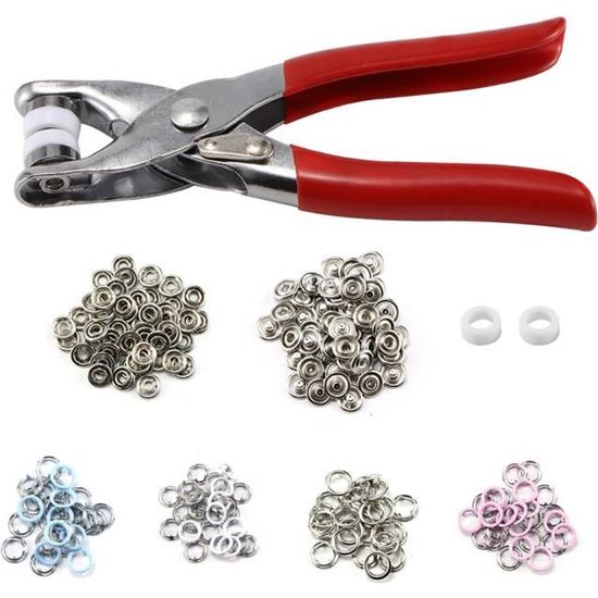 Trimming Shop Lot De 10 Boutons-pression En Laiton De 11 Mm Pour Grenouillères, Bavoirs, Vêtements Pour Enfants, Vêtements Personnalisés Ou Projets De Bricolage Argenté