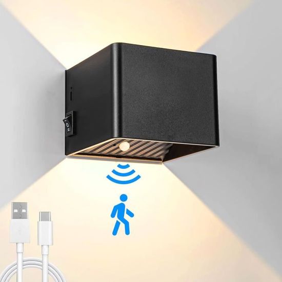 12w Led Applique Murale Extérieures Détecteur De Mouvement 2 Pièces Appliques Murales Intérieur