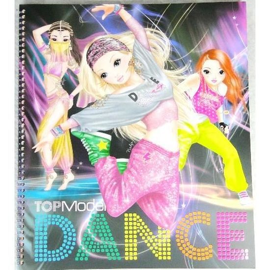 Mini album à colorier sonore TOPModel /"Miju/"