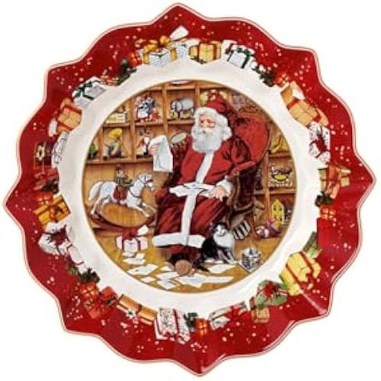 Lot De 2 Coussins De Noël Villeroy & Boch - Motifs Jouets Réversibles, Coton, 45x45 Cm Et 48x32 Cm