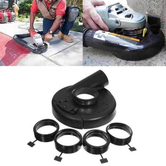 Pare-poussière Universel Pour Meuleuse D'Angle - Capture 99% De Poussière, Protection Santé Et Visibilité Parfaite