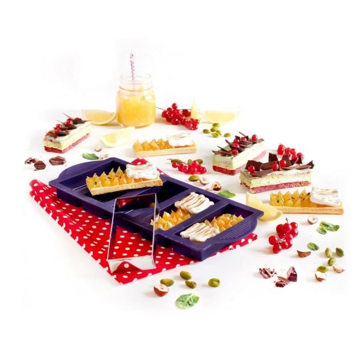 YOKO DESIGN Kit tartelettes et mini entremets violet