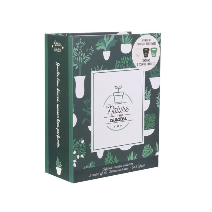 MikaMax Coffret De 3 Bougies Parfumées Aux Cocktails