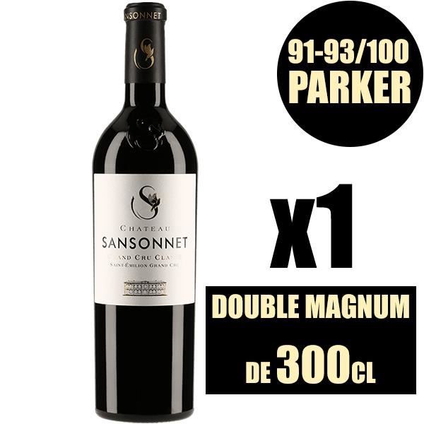 X1 Château Sansonnet 2014 300 cl AOC Saint-Emilion Grand Cru Classé Rouge Vin Rouge