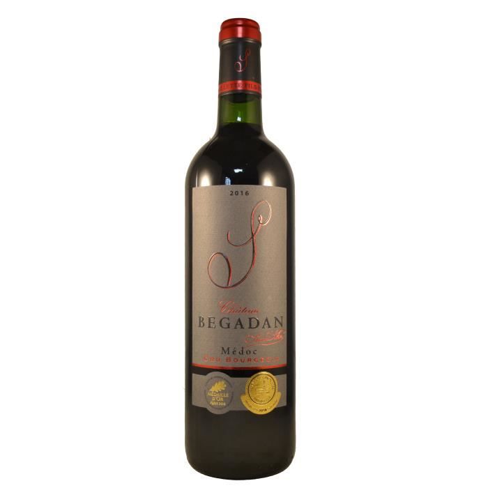 Château BEGADAN Cru Bourgeois 2016 AOP MEDOC CRU BOURGEOIS -Vin rouge de Bordeaux - 75cl