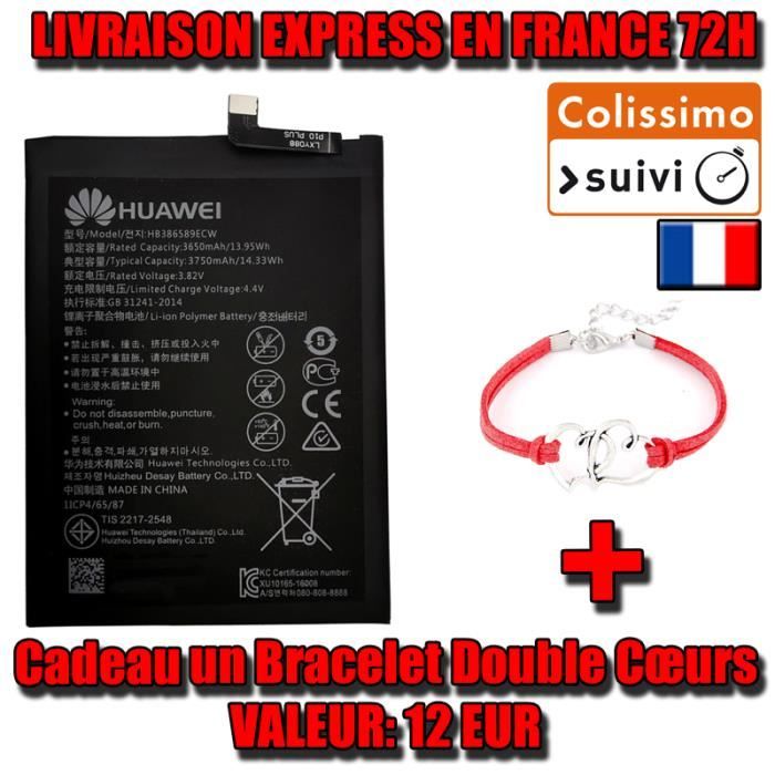 HB386589ECW Batterie Origine Huawei Honor Play/Nova 3/Nova 5T/ Honor 20