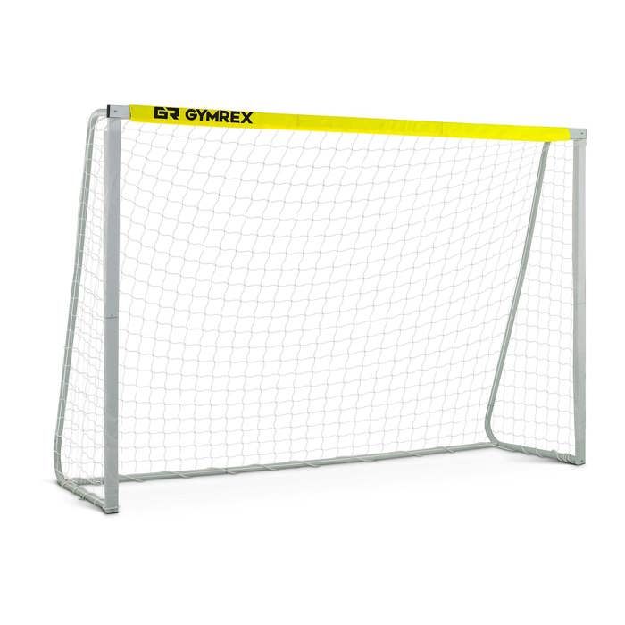 But de Football Foot Cage enfant Goal Filet Jardin Soccer Gymrex GR-SG90 (3 x 2 m à L’Épreuve des Intempéries Filet en Nylon)