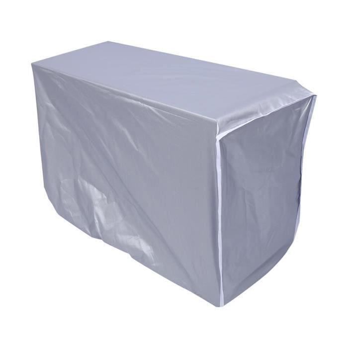 Couvercle du climatiseur extérieure imperméable anti-poussière anti-soleil anti-pluie pour la maison(n ° 1)(80 * 28 * 54cm)---RAC