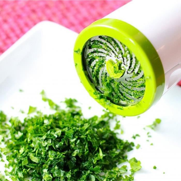 Hachoir manuel,2021 moulin à épices persil hachoir fruits et légumes hachoir ail coriandre épices facile à utiliser - Type Green