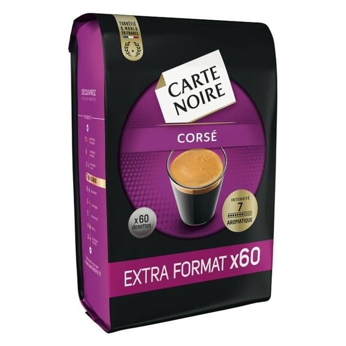 LOT DE 2 - CARTE NOIRE corsé 60 Dosettes de café Compatible Senseo - 420 g