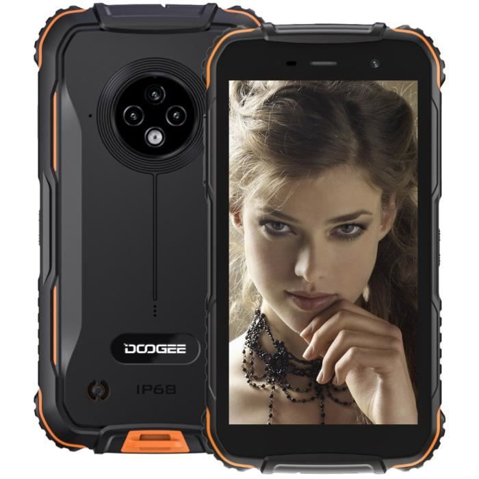 Doogee S35 T Incassable Smartphone 3Go + 64Go IP68 Étanche caméra 13MP Batterie 4350mAh Écran 5,0 pouce 4G Orange Téléphone