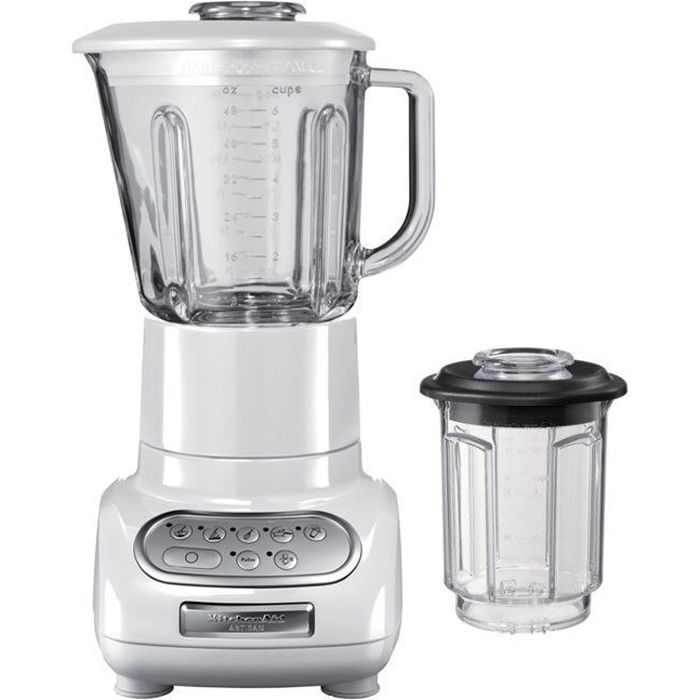 KITCHENAID 5KSB5553EWH Blender classique Artisan - Blanc