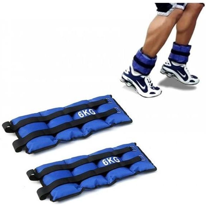 Pack de 2 lestess de 5 kilos pour chevilles et / ou poignets