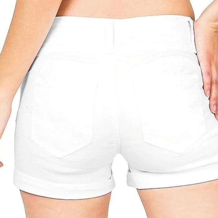 Short Pour Femme Extensible Court Shorts