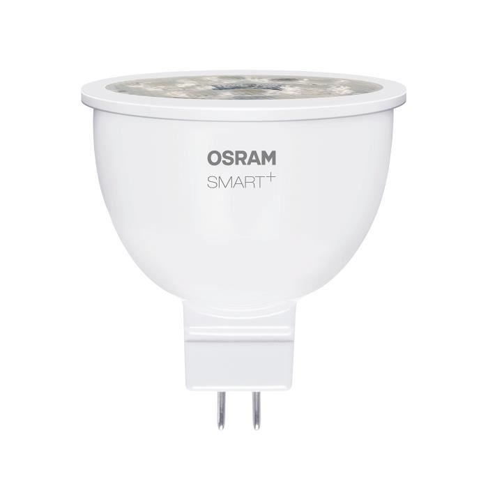 OSRAM Smart+ Spot LED Connectée | GU5.3 | Dimmable | Blanc Chaud/Froid | 5W (équivalent 35W) | Pilotable avec Amazon Alexa via une