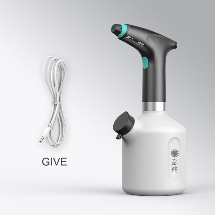 Vaporisateur électrique Rechargeable USB - Capacité 1 Litre - Pour Jardin, Nettoyage Intérieur/extérieur - Buse Réglable - 6