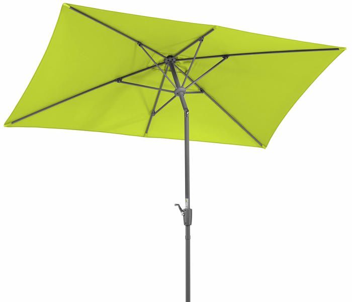 Parasol rectangulaire - SCHNEIDER - 742-78 - Vert Pomme - 270 x 150 cm - Protection solaire 50+