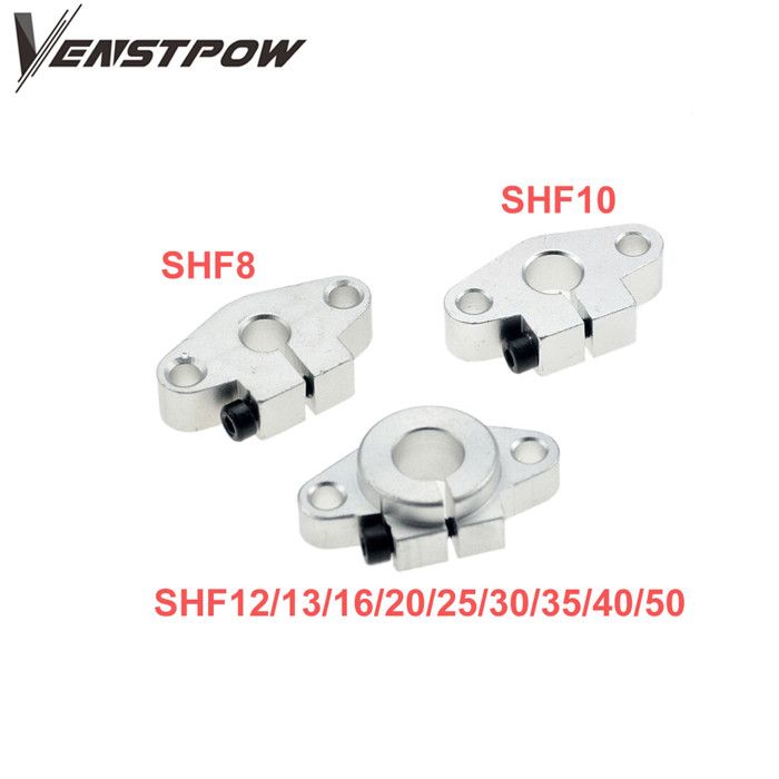 4 Blocs De Support SHF12 Pour Arbre Linéaire 12mm - Pour Imprimante 3D, CNC - En Aluminium, Montage Facile Blocs Aluminium Imprimante 3D