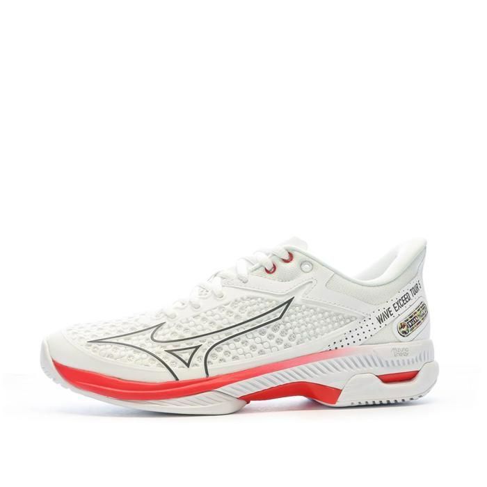 Chaussures de Tennis Blanches Femme Mizuno Wave Exceed Tour Chaussures de Tennis Blanches Femme Mizuno Wave Exceed Tour