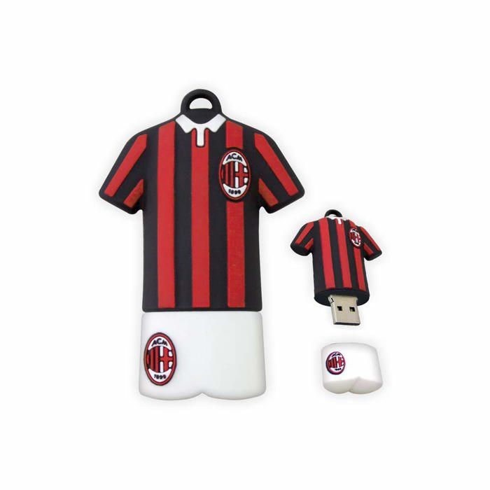 TECHMADE AC Milan Mouse USB with Wire + Mouse Pad TECHMADE AC Milan Mouse USB with Wire + Mouse Pad
