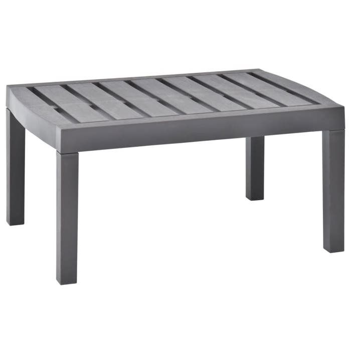 vidaXL Tavolo da Giardino Nero 82,5x82,5x76 cm Legno Massello di Pino