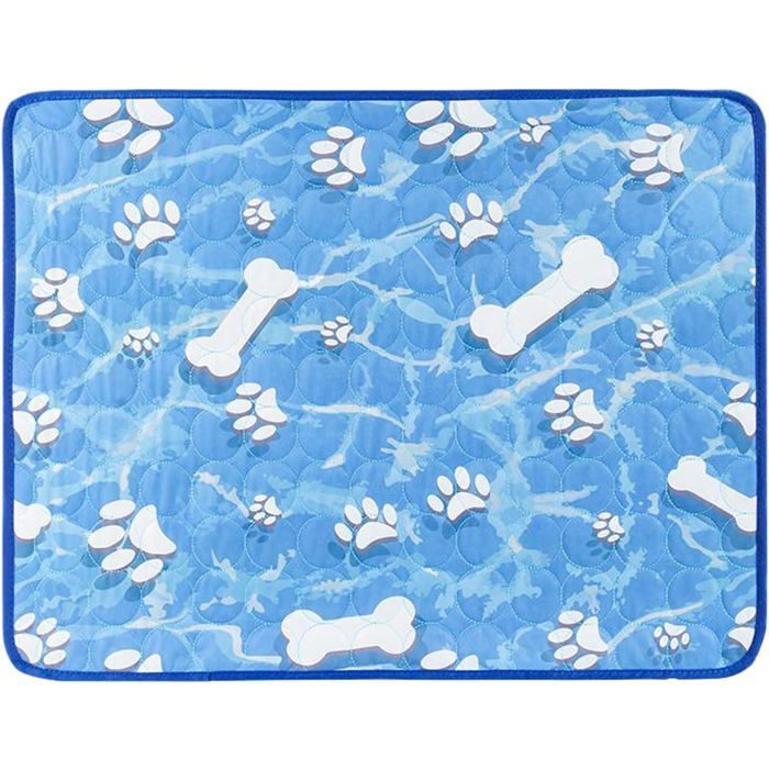 Lit rafraîchissant pour chien Tapis de refroidissement respirant pour animaux de compagnie Accessoires portables pour temps chaud