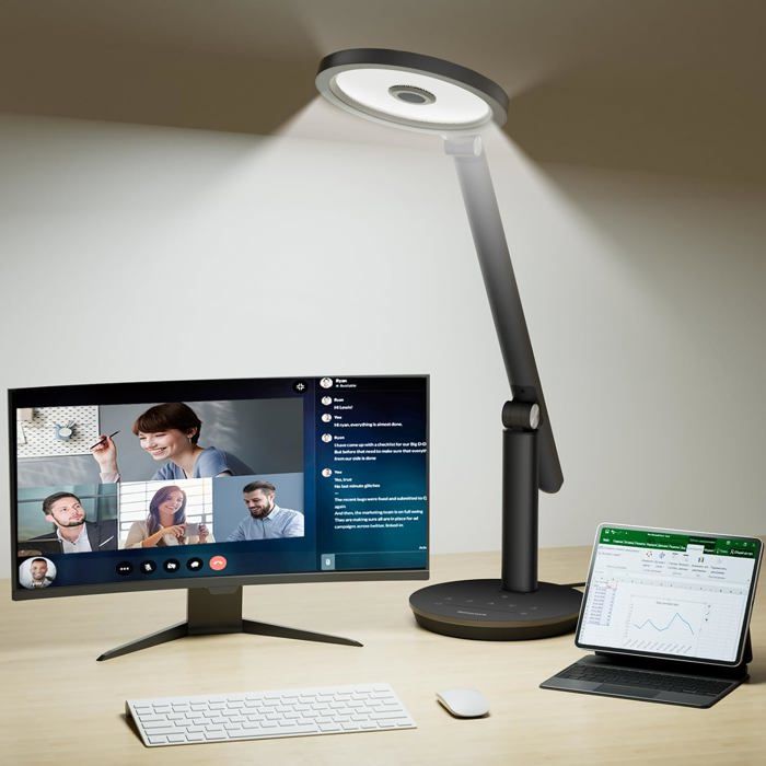 Lampe de Bureau Honeywell H6 Sunturalux LED 800LM avec Protection des Yeux et Minuterie Lampe de Bureau Honeywell H6 Sunturalux LED 800LM avec Protection des Yeux et Minuterie