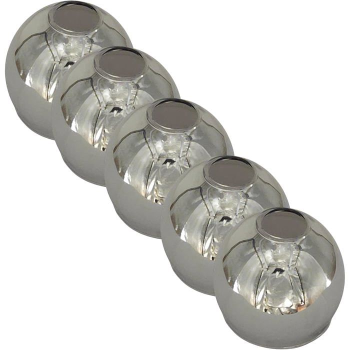 Lot de 5 abat-jours LED E14 Lot de 5 - Couleur fumée