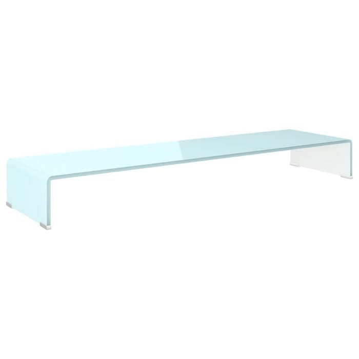 SALE 2026Cabinet HiFi - Pour salon - design élégant Vert - Meuble TV/Support pour moniteur 110x30x13cm verre vert 15.2 Kg 854798