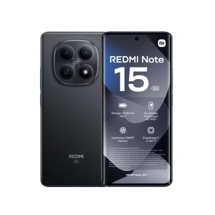 XIAOMI Redmi Note 15 5G 8Go+ version EU - vue 1