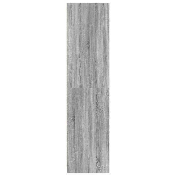 Remise 2026®Meuble vêtements Gris - Garde-robe - grand stockage - Armoire penderie - Sonoma gris - 30x50x200cm - Bois dingénieri