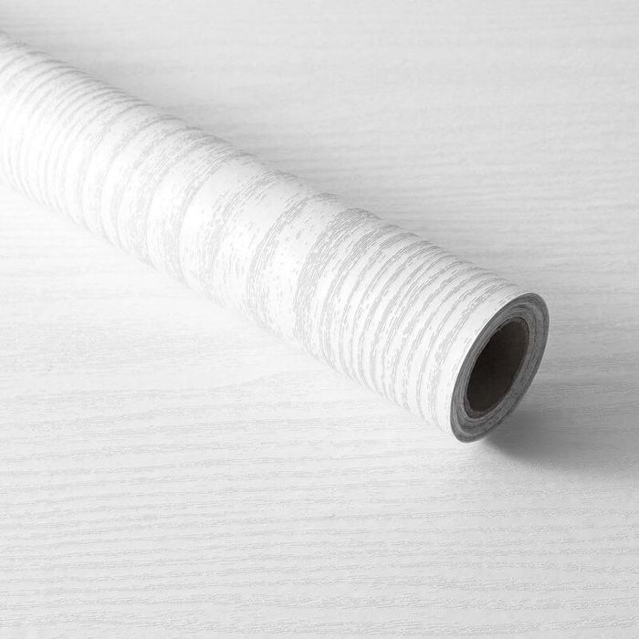 Papier peint imitation bois blanc papier peint autocollant papier peint imitation bois sticker mural décoratif format 40 x 500
