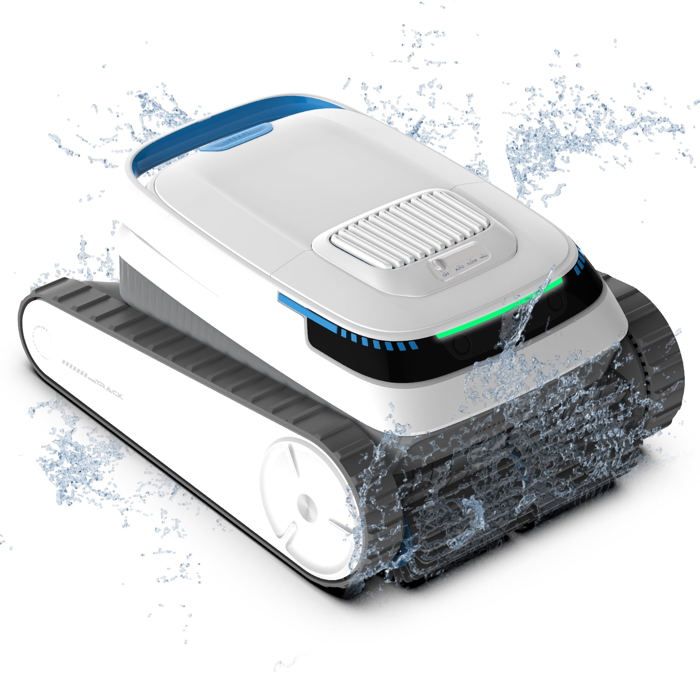 Robot nettoyeur de piscine intelligent AIRROBO PC10 - Autonomie de 120 minutes escalade des parois nettoie les sols/les parois