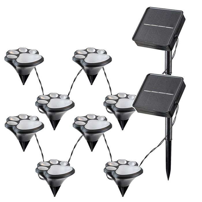 Lampes solaires Rabalux 2 lots LED IP44 batterie 600 mAh Wigry