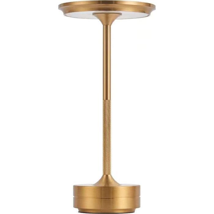Lampe de table sans fil rechargeable à piles batterie 2600 mAh 3 modes de couleur intensité variable tactile