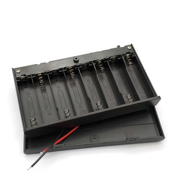 Boîte De Rangement Pour Piles 9V - Plastique PP - Compacte, Anti-Court-Circuit - 1 Unité