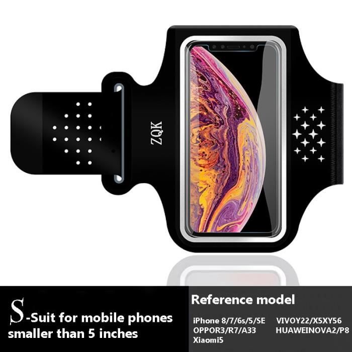 Brassard Sport COYUN Pour Smartphone | 2 Pcs, Résistant à L'Eau, Universel Jusqu'à 6.5"