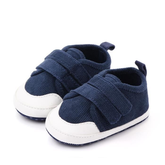 Couleur Bleu taille 0 6 mois Chaussures pour b b gar on tennis