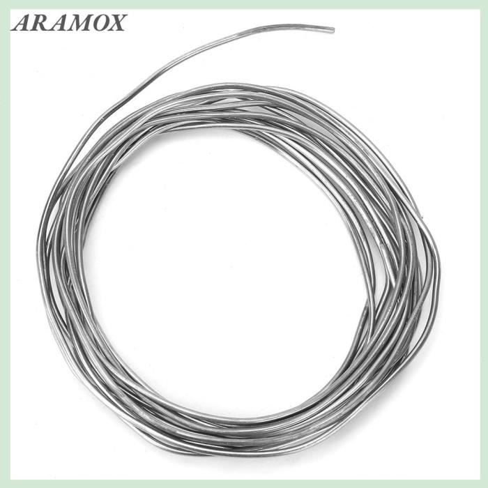KaTiak Fil D'artisanat en Aluminium 3mm x 20m,Fil en Aluminium, Fil de Fer Souple Loisir Creatif, Convient pour les Bijoux, les Sculptures et L' artisanat