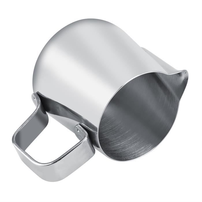 Lot De 4 Pichets à Mousser Le Lait En Inox 304 – Avec Bec Verseur Et Graduation, 350ml - 2