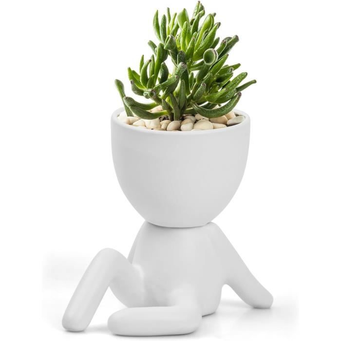 Pot De Fleur En Céramique (x4) – Collection Fruits & Légumes Classique