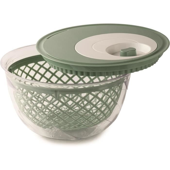 6L RVS Salade Spinner Groente Wasdroger - Grote Centrifuge Keuken Tool voor Fruit, Pasta, Friet - Vaatwasmachinebestendig