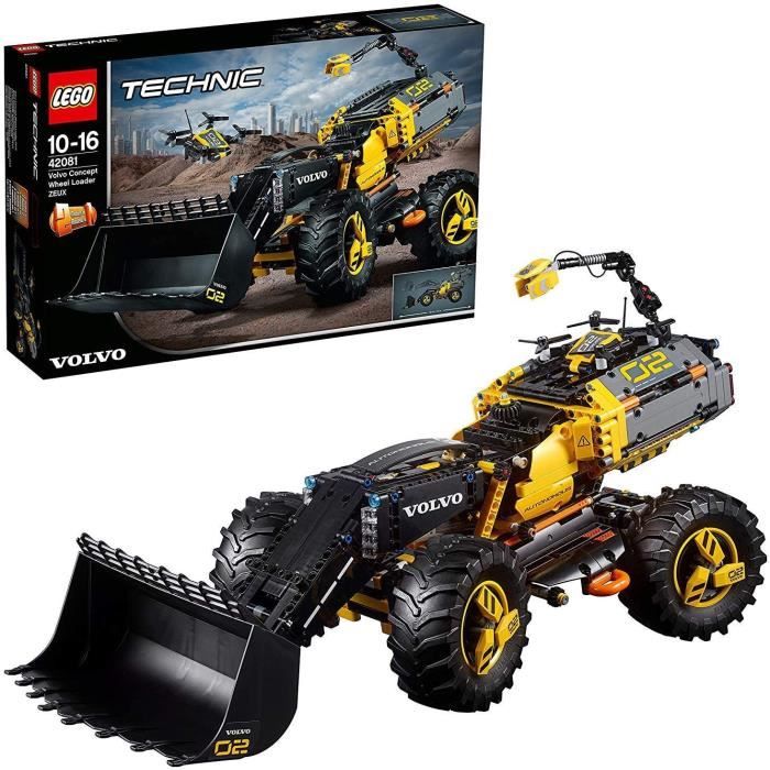 Jeux de construction LEGO®-Technic Le tractopelle Volvo Concept ZEUX Jeu  Garçon et Fille 10 Ans et Plus, Jeu de Construc 52356 - Cdiscount Jeux -  Jouets