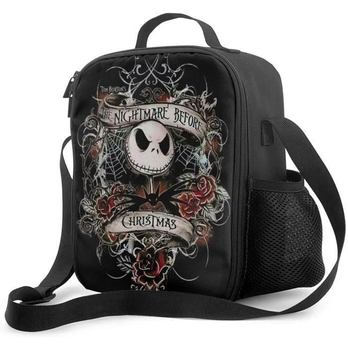 The Nightmare Before Christmas Lunch Bag Sacs fourre tout isoles Travail scolaire Pique nique Thermique Transport Gourme 3060 Cdiscount Maison
