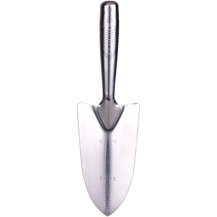 Pelle De Jardin BLACK+DECKER 28,5 Cm – Forme Ronde, Fond Profond, Polypropylène Robuste (noir)