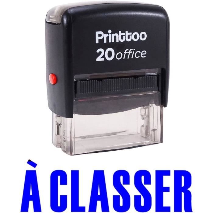 PATIKIL Lettre Timbres Auto-encrage, Caractère V Plastique Petit Alphabet Timbres Initial Timbre Mini Tampon Ensemble pour Classe Scrapbooking Art, Bleu Coquille