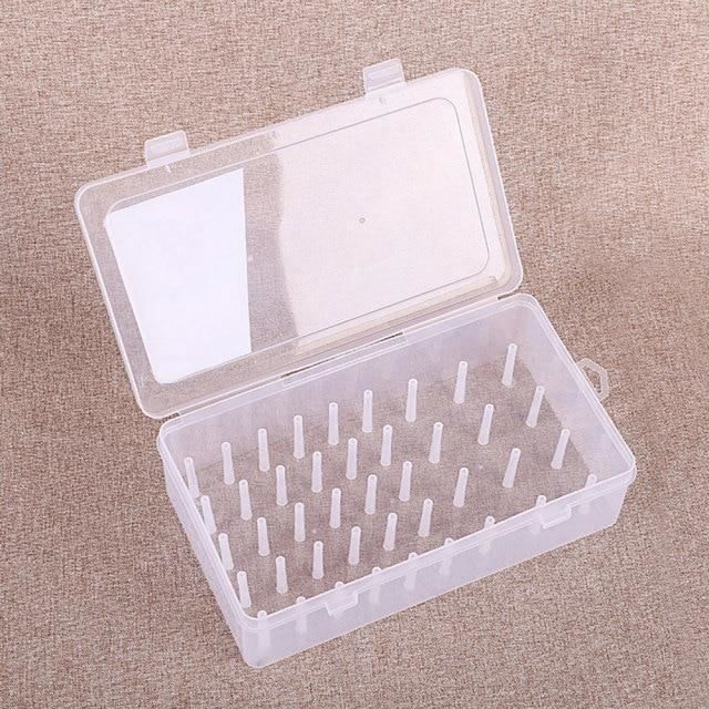 Boîte De Rangement Pour Aiguilles à Tricoter – Organisateur Long 41 Cm – Plastique Robust – Multifonction
