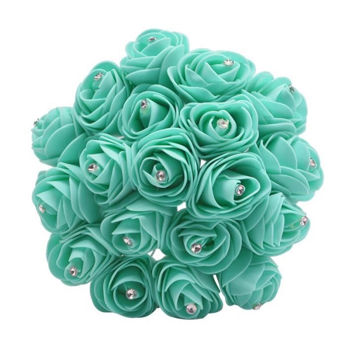 50 x À faire soi-même Fait à la main en mousse fleurs 3 cm Rose Têtes Artificielle Mousse PE rose mariage